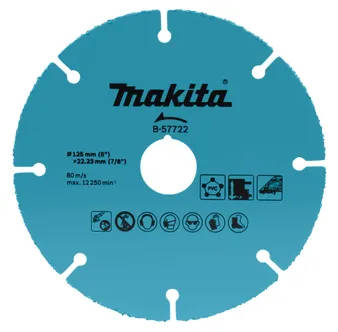 LÕIKEKETAS MAKITA 125MM B-57722 VOLFRAMKARBIID KATTEGA