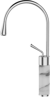 VALAMUSEGISTI INVENA STONE KÕRGE VALGE-KROOM