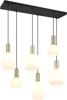 RIPPVALGUSTI TRIO DIVA 6XE27 MATT MESSING/VALGE