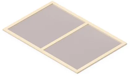 KASVUHOONE LUUK UPYARD 120X80CM NATURAALNE