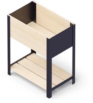 PEENRAKAST UPYARD KÕRGE 58X36CM NATURAALNE