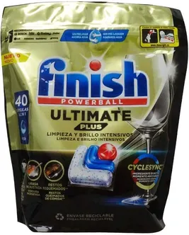 NÕUDEPESUKAPSLID FINISH POWERBALL ULTIMATE PLUS 40TK