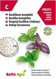 ROHELISE, PUNASE, SIDRUNBASIILIKU KETTAD BALTIC AGRO