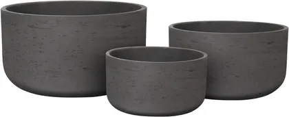 ÜMBRISPOTT RO CEMENT 53X53X30CM MUST