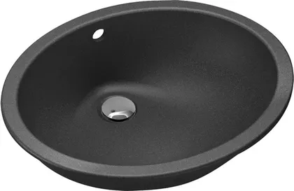 VANNITOAVALAMU TURTL 155MM 436X359MM GRANIIT MUST