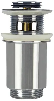 PÕHJAKLAPP NORDLINE ÜLEVOOLUGA CLICK-CLACK 1/4", MESSING, KROOM