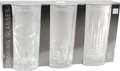 JOOGIKLAASIDE KOMPLEKT 380ML, 3-OSALINE