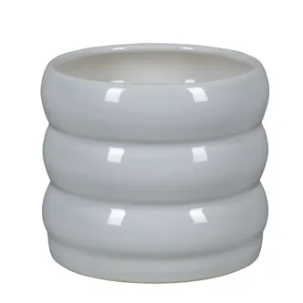 KERAAMILINE ÜMBRISPOTT NDT BUROLO 20X16CM VALGE