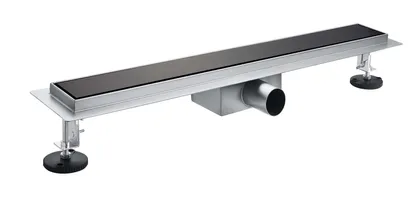 DUŠIRENN NORDLINE KUIVTRAPIGA 70X7CM, REST, MUST KLAAS, KOMPLEKT