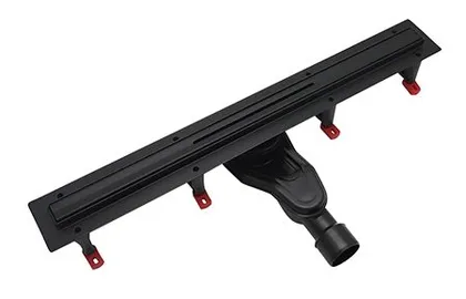 DUŠIRENN NORDLINE 90X3CM PÖÖRATAV 360° SLIM, MUST MATT