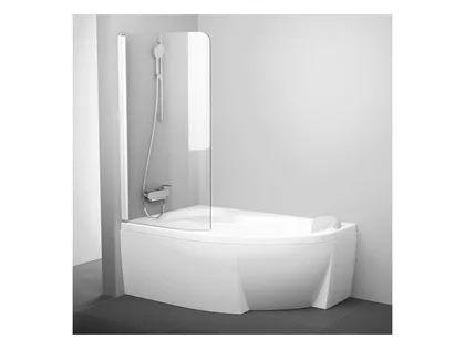 VANNISEIN RAVAK CVSK1 ROSA 160/170 L, 100X150CM, VALGE