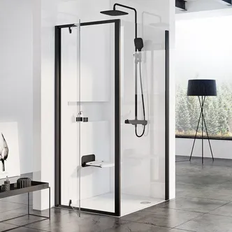 DUŠIUKS RAVAK PIVOT PDOP1-80, 80X190CM, MUST