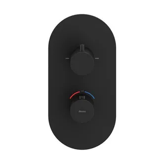 DUŠISEGISTI RAVAK TERMOSTAATILINE ESPIRIT ES 063.20, MUST MATT