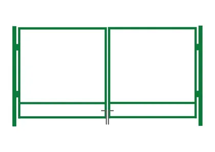 AUTOVÄRAVA RAAM 1950X4000MM RAL6005 ZN