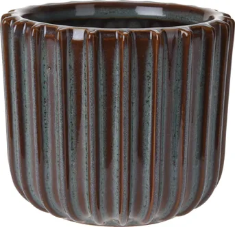 KERAAMILINE ÜMBRISPOTT 13CM TUMEROHELINE