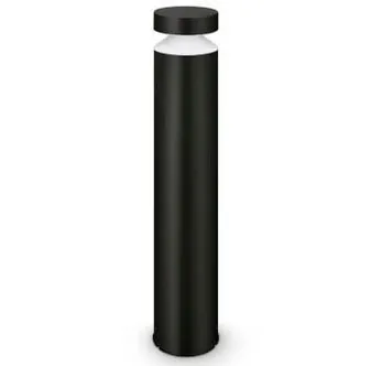 VÄLISVALGUSTI PHILIPS LAVEN POST 6W 2700K MUST