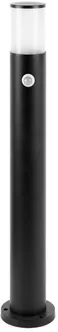 VÄLISVALGUSTI DALIA BOLLARD E27 15W IP54 80 CM MUST SENSOR