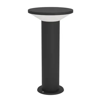 VÄLISVALGUSTI EGLO RIGOSA VÄIKE POST IP44 MUST/VALGE