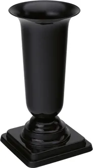 HAUAVAAS FORM-PLASTIC DAMA 13X26,7CM MUST METALLIK