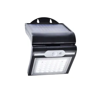 LED VÄLISVALGUSTI SPECTOR LIGHT 2,5W 200LM 7000K IP44 SOLAR MUST