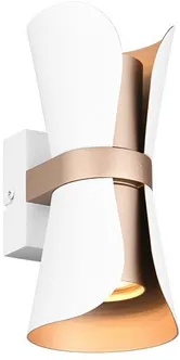 SEINALAMP TRIO COAT 2XGU10 IP20 MATT VALGE/KOHVI PRUUN