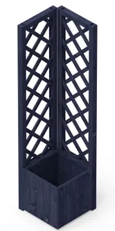 LILLEKAST UPYARD VÕREGA 40X40X160CM MUST