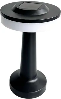 LAUALAMP SOLAR 19,5CM MUST