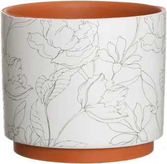 LILLEPOTT 4LIVING CORA 20CM, VALGE