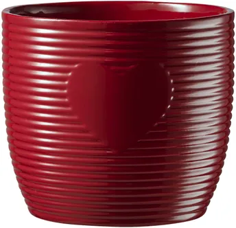 ÜMBRISPOTT SK HEARTBEAT Ø13CM, PUNANE