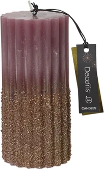 SILINDERKÜÜNAL 7X15CM ROOSA