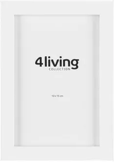 PILDIRAAM 4LIVING NICE 10X15CM VALGE