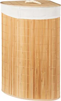 PESUKAST NURKA 35X35X60CM, BAMBUS/VALGE