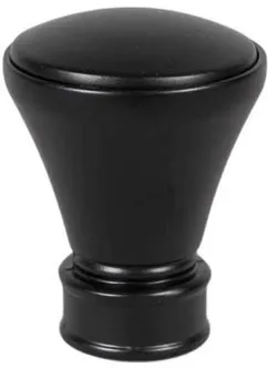 KARDINAPUU OTSIK DEKORIKA TORINO Ø19MM MUST 2TK PAKIS