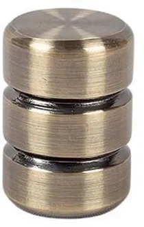 KARDINAPUU OTSIK DEKORIKA FANO LÄIKIV ANTIIK Ø19MM KULDNE 2TK PAKIS