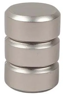 KARDINAPUU OTSIK DEKORIKA FANO HÕBEDANE Ø19MM MATT 2TK PAKIS