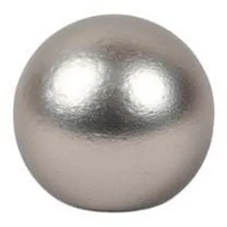 KARDINAPUU OTSIK DEKORIKA KULA LÄIKIV HÕBEDANE Ø19MM MATT 2TK PAKIS