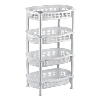 RIIUL PLASTMASSIST 51X31X85CM, VALGE