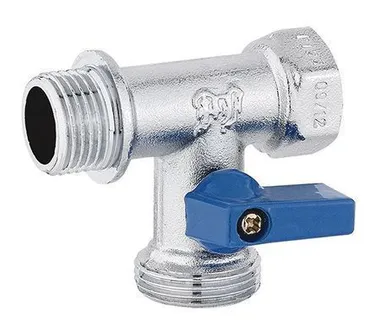 PESUMASINA KOLMIK VENTIIL 1/2"VK X 3/4"VK X 1/2"SK