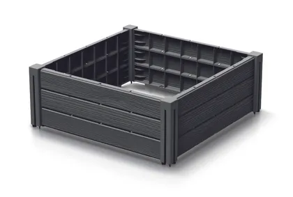 PEENRAKAST PROSPERPLAST 61,8X61,8X23CM ANTRATSIIT