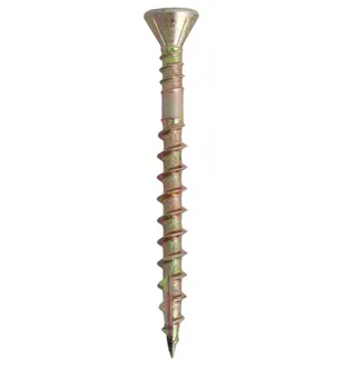 PUIDUKRUVI SENCO LINDIS HOBAU 55X4,2MM KOLLANE ZN PH2, 1000TK PAKIS