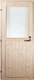 VÄLISUKS NORDIC TIMBER PRODUCTS PUIDUST SUURE KLAASIGA 8X19 VASAK