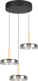 RIPPVALGUSTI CELESTE LED 3 MATT MUST KLAAS/KROOM/PUIT