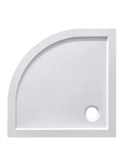 DUŠIALUS ÜMMARGUNE 90X90X4CM VALGE