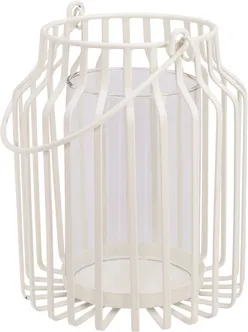 LATERN 18X21,5CM VALGE