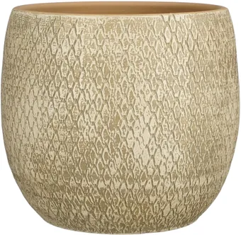 ÜMBRISPOTT MICA DECORATIONS MADEIRA Ø28CM KREEM