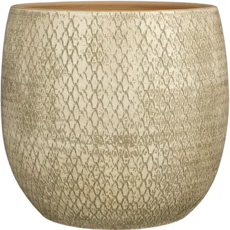 ÜMBRISPOTT MICA DECORATIONS MADEIRA Ø32CM KREEM