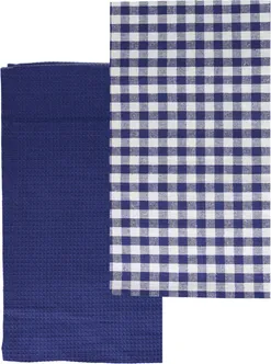 KÖÖGIRÄTIKUD FONTEBASSO 50X70CM VICHY SININE 2TK PAKIS