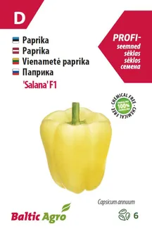 PAPRIKA BALTIC AGRO "SALANA" F1, 6 SEEMET