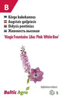 KUKEKANNUS BALTIC AGRO "MF LILAC PINK WHITE BEE"