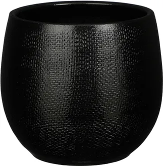 ÜMBRISPOTT MICA DECORATIONS PORTO Ø21,5CM MUST